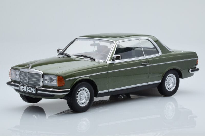 Mercedes 280 CE W123 Coupe Green Norev 1:18 183704 Diecast