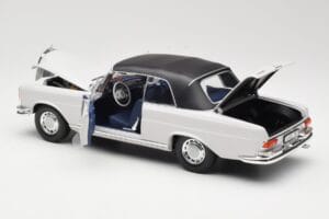 Mercedes 280 SE W111 Cabriolet Light Grey Norev 1:18 183530 Diecast - image 5 of 8