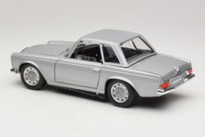Mercedes 280 SL W113 Berlina Silver Techno Giodi 1:18 F14051030 Diecast - image 7 of 8