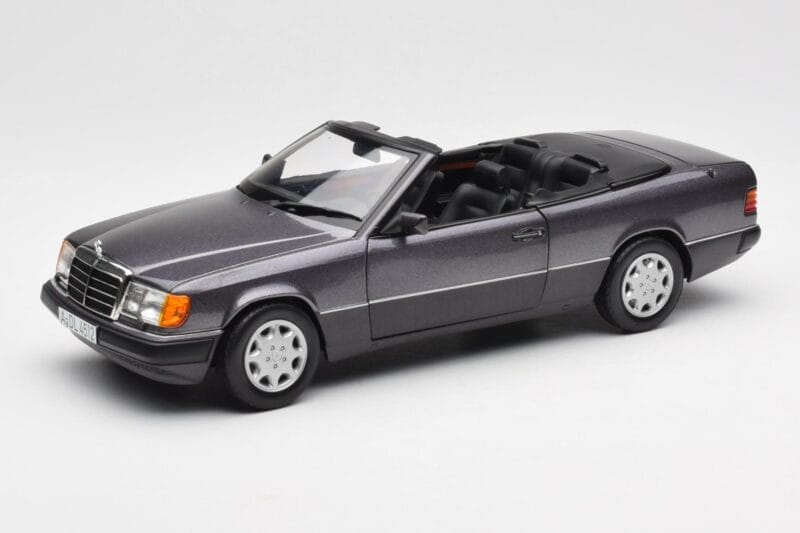 Mercedes 300 CE-24 W124 Cabriolet Purple Metallic Norev 1:18 183567 Diecast