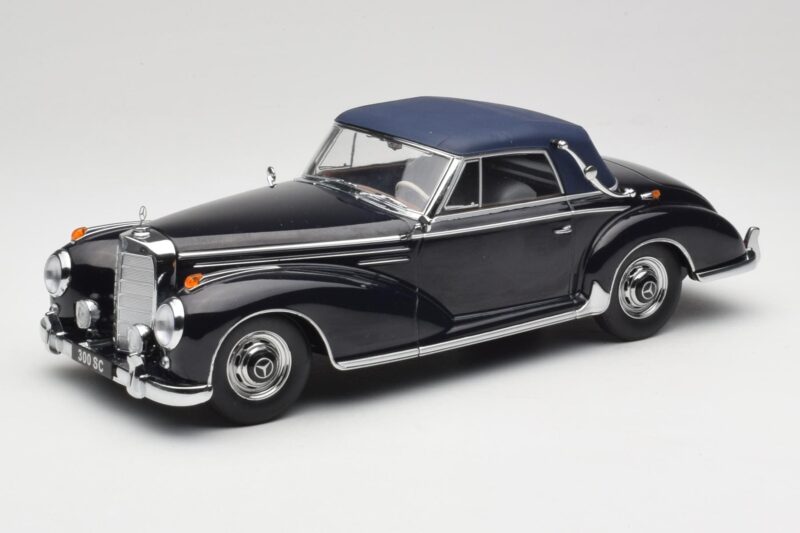 Mercedes 300 SC W188 Cabriolet Softtop Dark Blue KK-Scale 1:18 Mercedes 300 SC W188 Cabriolet Softtop Dark Blue KK-Scale 1:18 KKDC180944 Diecast