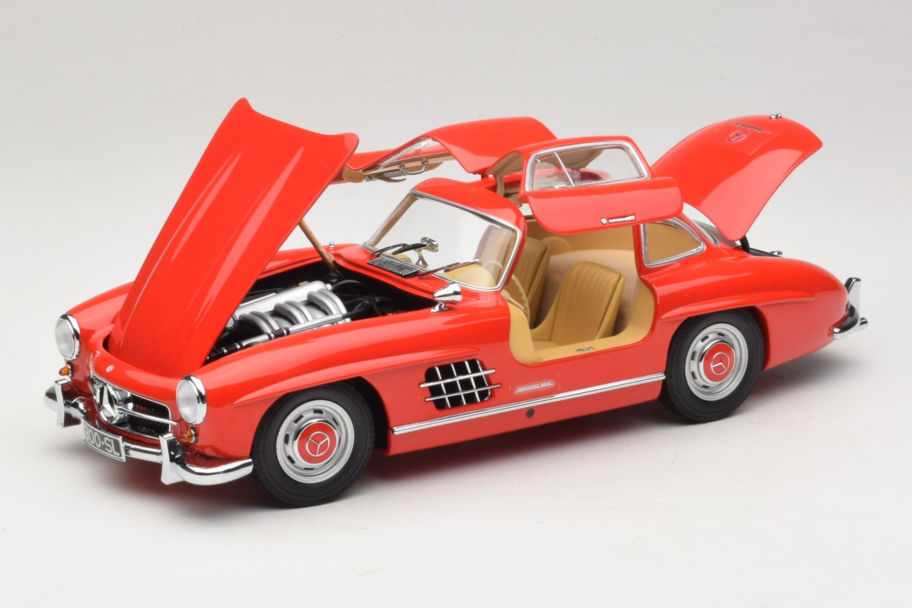 Minichamps Mercedes 300 SL Gullwing 1:18 Red Diecast