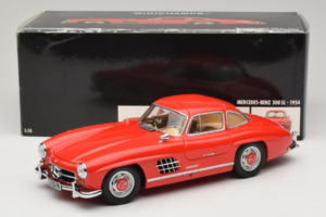 Mercedes 300 SL Gullwing Red Minichamps 1:18 180039001 Diecast - image 8 of 8