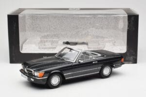 Mercedes 300 SL R107 Black Pearl Dealer Edition Norev 1:18 B66040678 Diecast - image 10 of 10