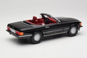 Mercedes 300 SL R107 Black Norev 1:18 183511 Diecast - image 3 of 8