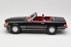 Mercedes 300 SL R107 Black Norev 1:18 183511 Diecast - image 4 of 8