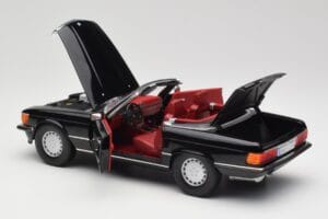 Mercedes 300 SL R107 Black Norev 1:18 183511 Diecast - image 5 of 8