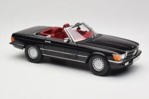 Mercedes 300 SL R107 Black Norev 1:18 183511 Diecast - image 6 of 8