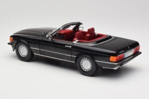 Mercedes 300 SL R107 Black Norev 1:18 183511 Diecast - image 7 of 8