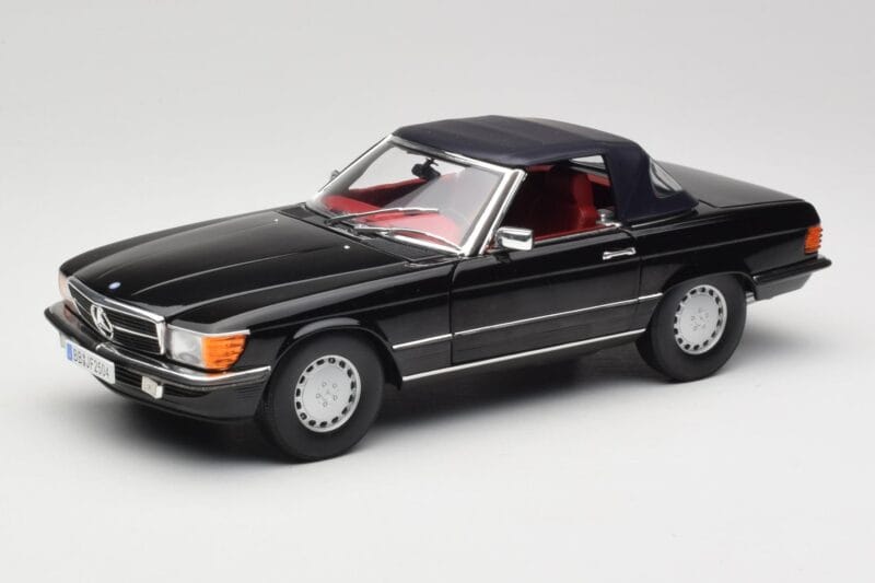 Mercedes 300 SL R107 Black Norev 1:18 183511 Diecast