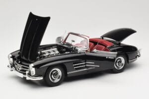 Mercedes 300 SL W198 Roadster Black Minichamps 1:18 180039036 Diecast - image 2 of 8