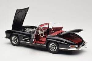 Mercedes 300 SL W198 Roadster Black Minichamps 1:18 180039036 Diecast - image 5 of 8