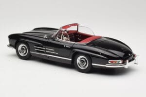 Mercedes 300 SL W198 Roadster Black Minichamps 1:18 180039036 Diecast - image 7 of 8