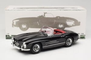 Mercedes 300 SL W198 Roadster Black Minichamps 1:18 180039036 Diecast - image 8 of 8