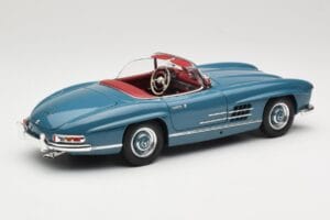 Mercedes 300 SL W198 Roadster Blue Minichamps 1:18 180039035 Diecast - image 3 of 8