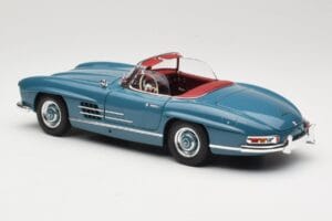 Mercedes 300 SL W198 Roadster Blue Minichamps 1:18 180039035 Diecast - image 7 of 8