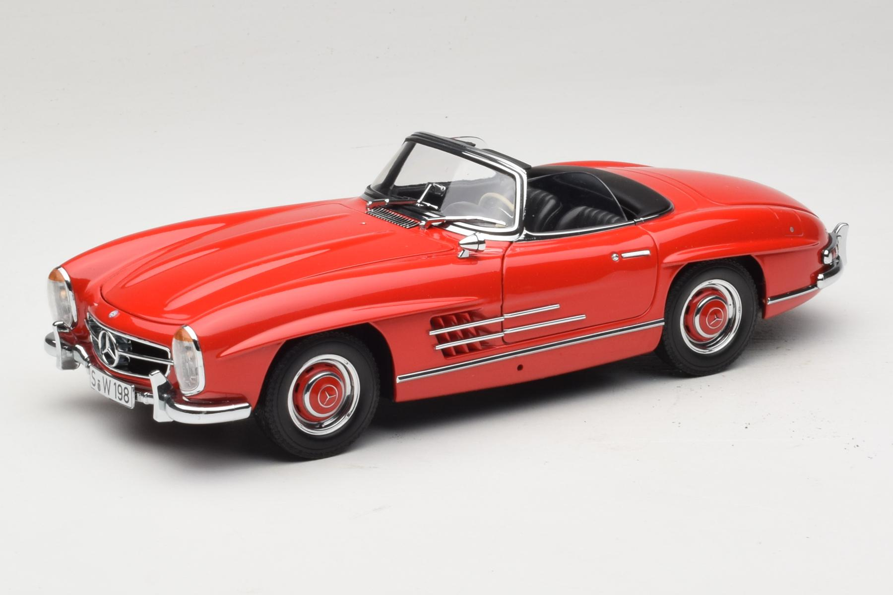 Minichamps Mercedes 300 SL Roadster 1:18 Red Diecast
