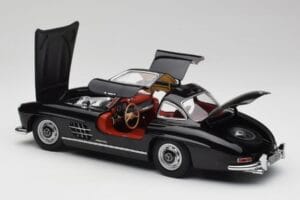 Mercedes 300 SL W198 Black Minichamps 1:18 180039004 Diecast - image 5 of 8
