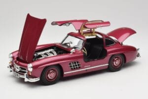 Mercedes 300 SL W198 Fire Red Minichamps 1:18 180039008 Diecast - image 2 of 8