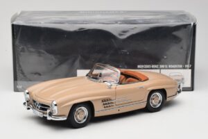 Mercedes 300 SL W198 Roadster Light Brown Minichamps 1:18 180039032 Diecast - image 8 of 8
