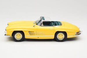 Mercedes 300 SL W198 Roadster Hardtop Signal Yellow Minichamps 1:18 180039044 Diecast - image 5 of 9