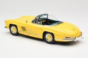 Mercedes 300 SL W198 Roadster Hardtop Signal Yellow Minichamps 1:18 180039044 Diecast - image 8 of 9