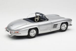 Mercedes 300 SL W198 Roadster Silver Metallic Minichamps 1:18 180039030 Diecast - image 3 of 8
