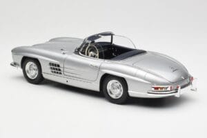 Mercedes 300 SL W198 Roadster Silver Metallic Minichamps 1:18 180039030 Diecast - image 7 of 8