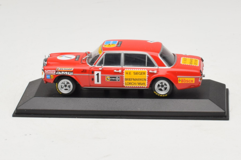 Mercedes 300 SEL 6.8 AMG #35 H. Heyer / C. Schickentanz 24 Hours of Spa 1971 Minichamps 1:43 Mercedes 300 SEL 6.8 AMG #35 H. Heyer / C. Schickentanz 24 Hours of Spa 1971 Minichamps 1:43 MB007 Diecast