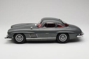 Mercedes 300SL W198 Gullwing Graphite Grey Norev 1:12 123852 Diecast - image 3 of 6