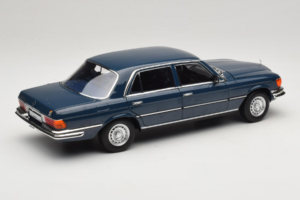 Mercedes 350 SEL W116 Hansa Blue Norev 1:18 183976 Diecast - image 3 of 8