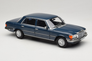 Mercedes 350 SEL W116 Hansa Blue Norev 1:18 183976 Diecast - image 6 of 8