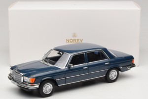 Mercedes 350 SEL W116 Hansa Blue Norev 1:18 183976 Diecast - image 8 of 8