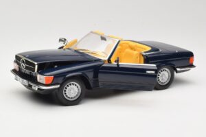 Mercedes 350 SL R107 Dark Blue Sun Star 1:18 MB003 Diecast - image 2 of 8