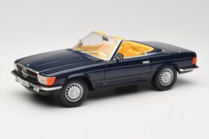 Mercedes 350 SL R107 Dark Blue Sun Star 1:18 MB003 Diecast