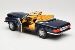 Mercedes 350 SL R107 Dark Blue Sun Star 1:18 MB003 Diecast - image 5 of 8