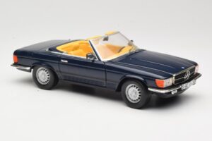 Mercedes 350 SL R107 Dark Blue Sun Star 1:18 MB003 Diecast - image 6 of 8