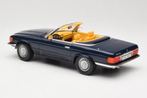 Mercedes 350 SL R107 Dark Blue Sun Star 1:18 MB003 Diecast - image 7 of 8
