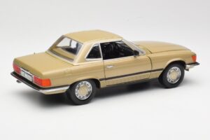 Mercedes 350 SL R107 Gold Sun Star 1:18 MB004 Diecast - image 3 of 8