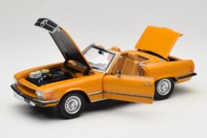 Mercedes 450 SL R107 Cayenne Orange Norev 1:18 183350 Diecast - image 2 of 10