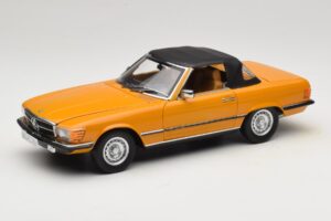 Mercedes 450 SL R107 Cayenne Orange Norev 1:18 183350 Diecast - image 3 of 10