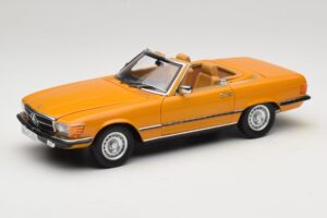 Mercedes 450 SL R107 Cayenne Orange Norev 1:18 183350 Diecast