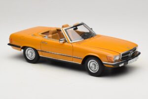 Mercedes 450 SL R107 Cayenne Orange Norev 1:18 183350 Diecast - image 8 of 10