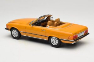 Mercedes 450 SL R107 Cayenne Orange Norev 1:18 183350 Diecast - image 9 of 10
