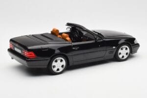 Mercedes SL 500 R129 Black Norev 1:18 183750 Diecast - image 4 of 10