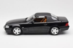 Mercedes SL 500 R129 Black Norev 1:18 183750 Diecast - image 6 of 10