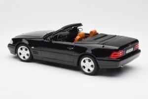 Mercedes SL 500 R129 Black Norev 1:18 183750 Diecast - image 9 of 10