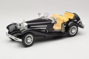 Mercedes 500K Roadster Black Bburago 1:18 3020-P2 Diecast - image 2 of 8