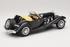 Mercedes 500K Roadster Black Bburago 1:18 3020-P2 Diecast - image 3 of 8