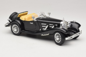 Mercedes 500K Roadster Black Bburago 1:18 3020-P2 Diecast - image 6 of 8
